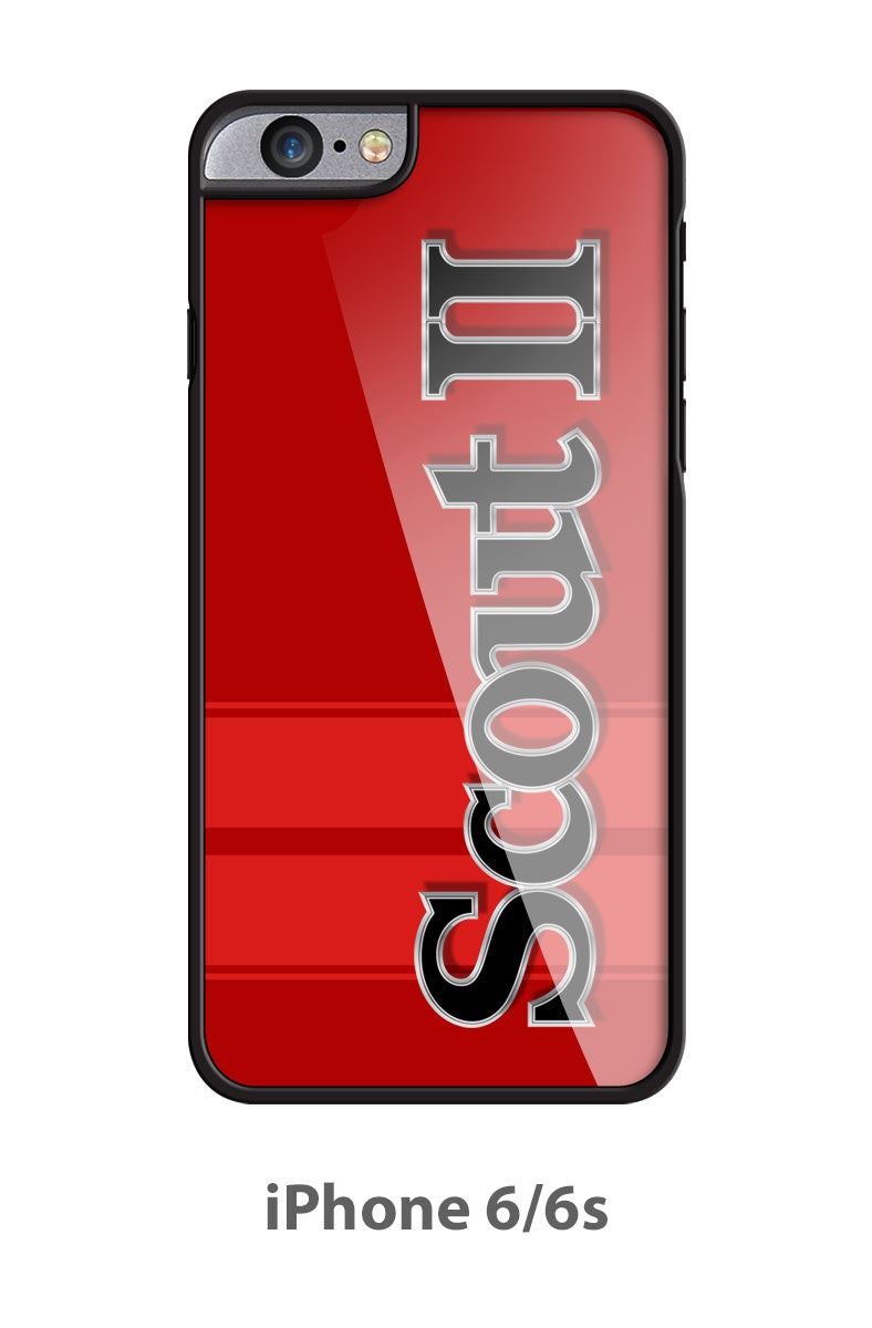 1971 - 1980 International Scout II Emblem Smartphone Case - Racing Stripes