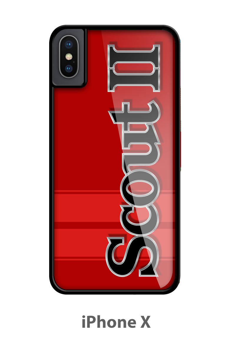 1971 - 1980 International Scout II Emblem Smartphone Case - Racing Stripes