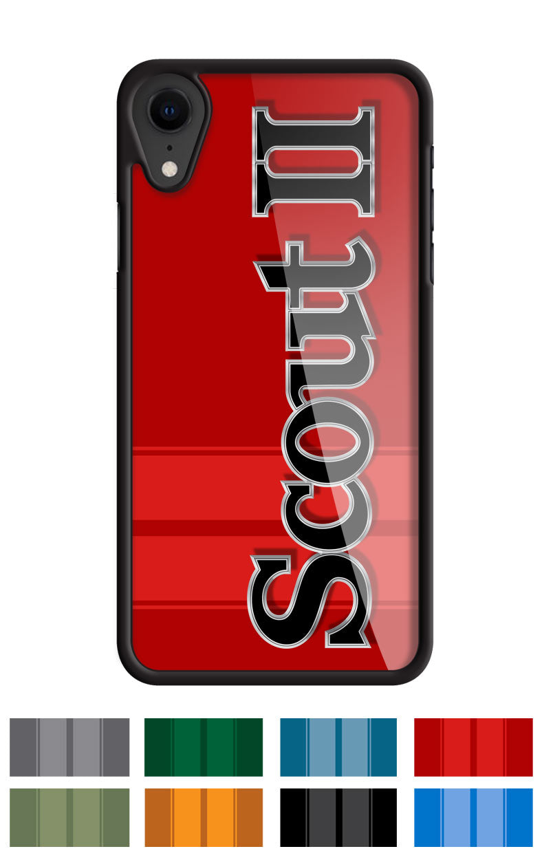 1971 - 1980 International Scout II Emblem Smartphone Case - Racing Stripes