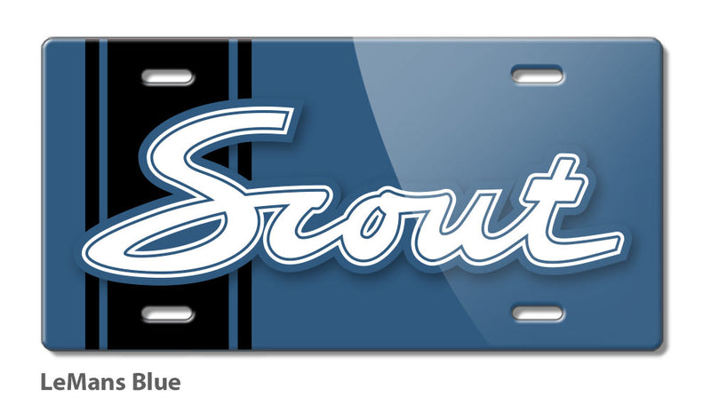 1960 - 1965 International Scout I Emblem Novelty License Plate