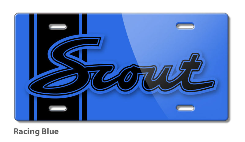 1960 - 1965 International Scout I Emblem Novelty License Plate