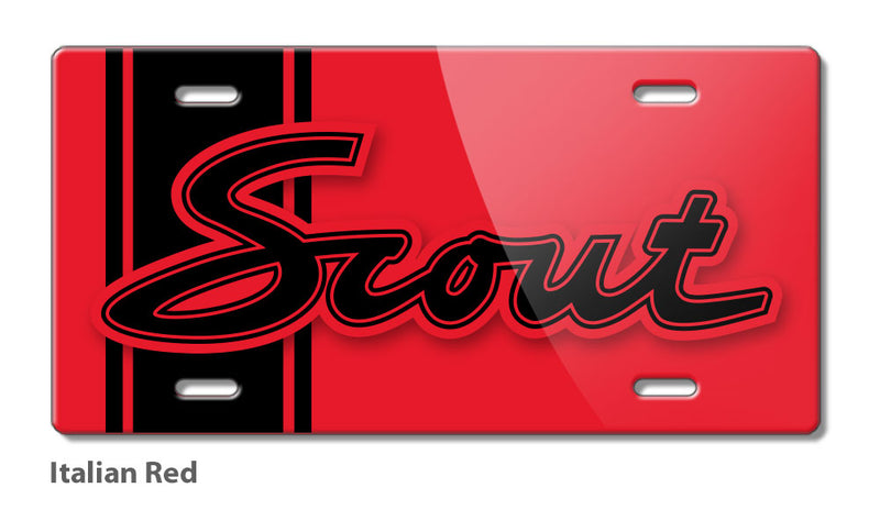 1960 - 1965 International Scout I Emblem Novelty License Plate