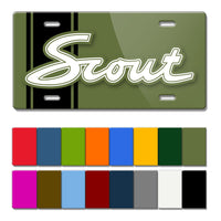 1960 - 1965 International Scout I Emblem Novelty License Plate