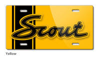 1960 - 1965 International Scout I Emblem Novelty License Plate