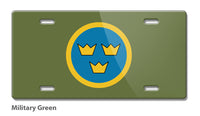 Swedish Air Force Emblem Novelty License Plate