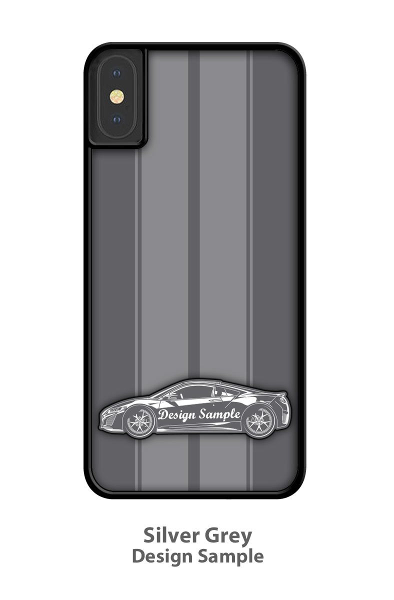 1967 Ford Mustang Shelby GT500 Fastback Smartphone Case - Racing Stripes