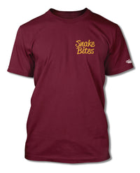 Warning: Snake Bites T-Shirt - Men - Maroon - Extra Large