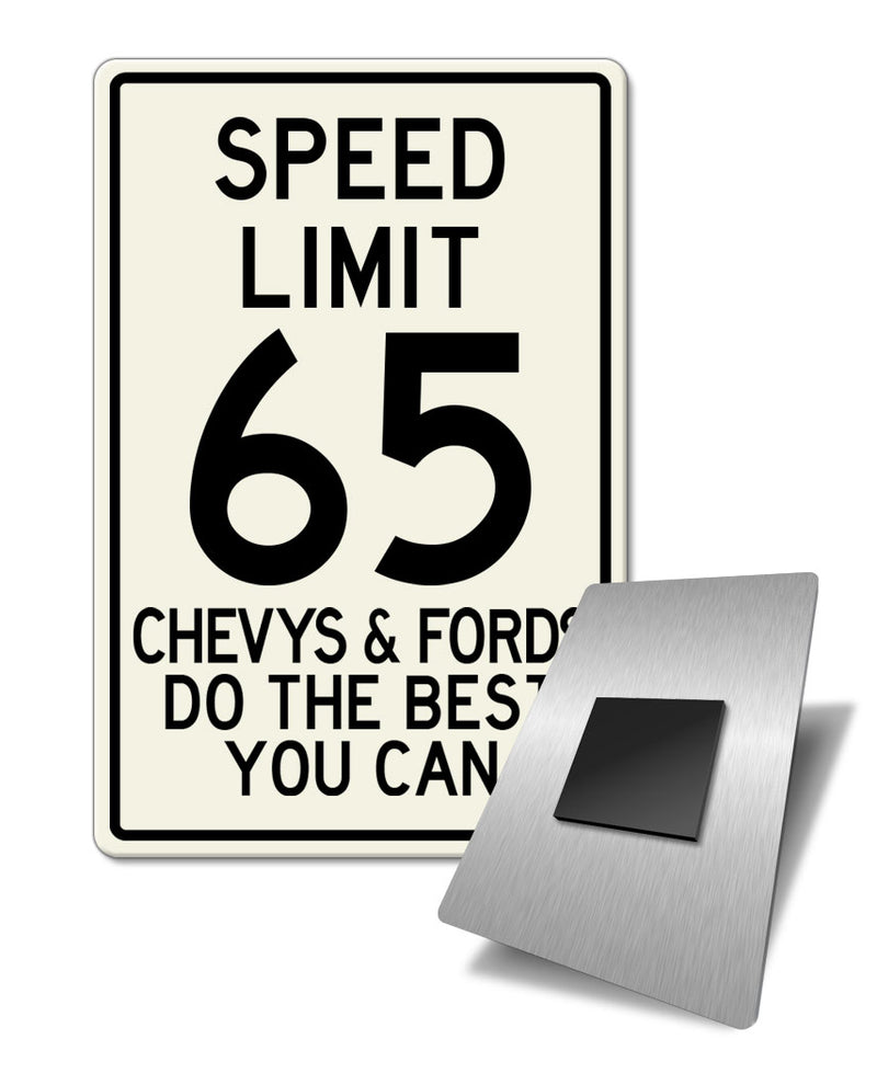 Speed Limit 65 - Dodge Owner Fridge Magnet