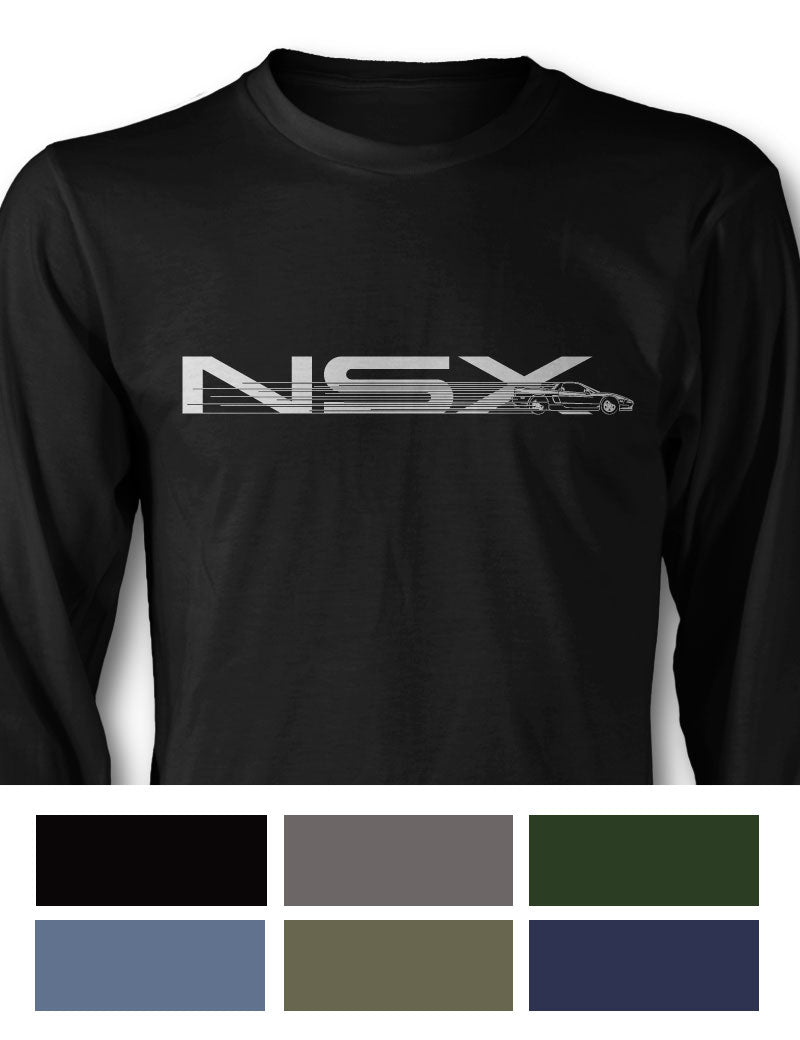 Honda Acura NSX 1990 - 2005 Long Sleeve T-Shirt - Speed Effect