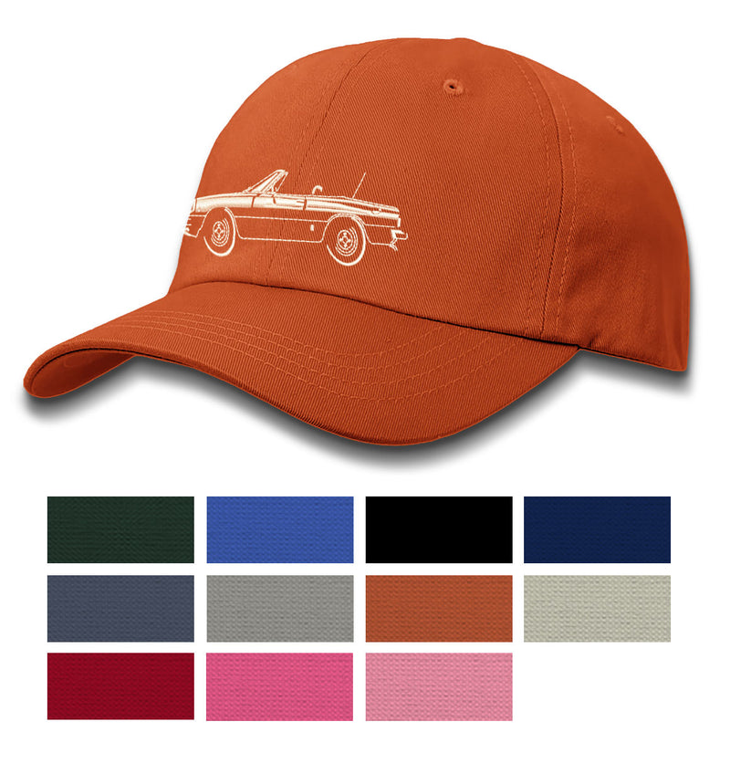 Alfa Romeo Spider Veloce Convertible 1970 - 1982 Baseball Cap for Men & Women