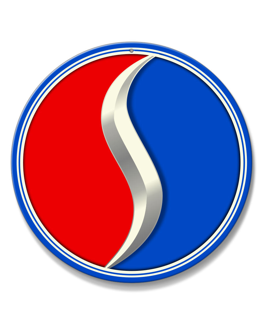 Studebaker Racing Sign Studebaker Emblem Round Aluminum Sign – Legend Lines