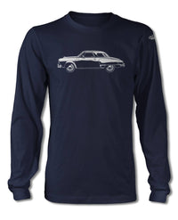 Studebaker Starlight Coupe 1950 T-Shirt - Long Sleeves - Side View