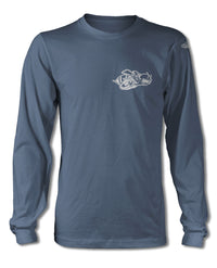 Dodge Super Bee Pocket Emblem T-Shirt - Long Sleeves - Emblem