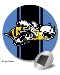 Dodge Super Bee Illustration Novelty Round Fridge Magnet