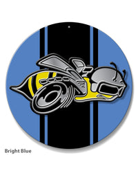 Dodge Super Bee Emblem Novelty Round Aluminum Sign