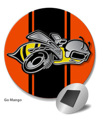 Dodge Super Bee Emblem Novelty Round Fridge Magnet