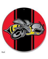 Dodge Super Bee Emblem Novelty Round Aluminum Sign