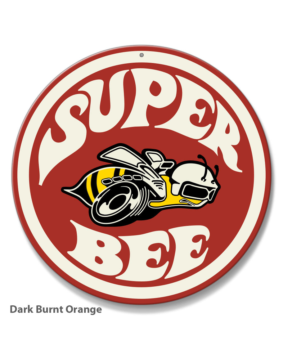 dodge-super-bee-round-emblem-round-aluminum-sign-legend-lines