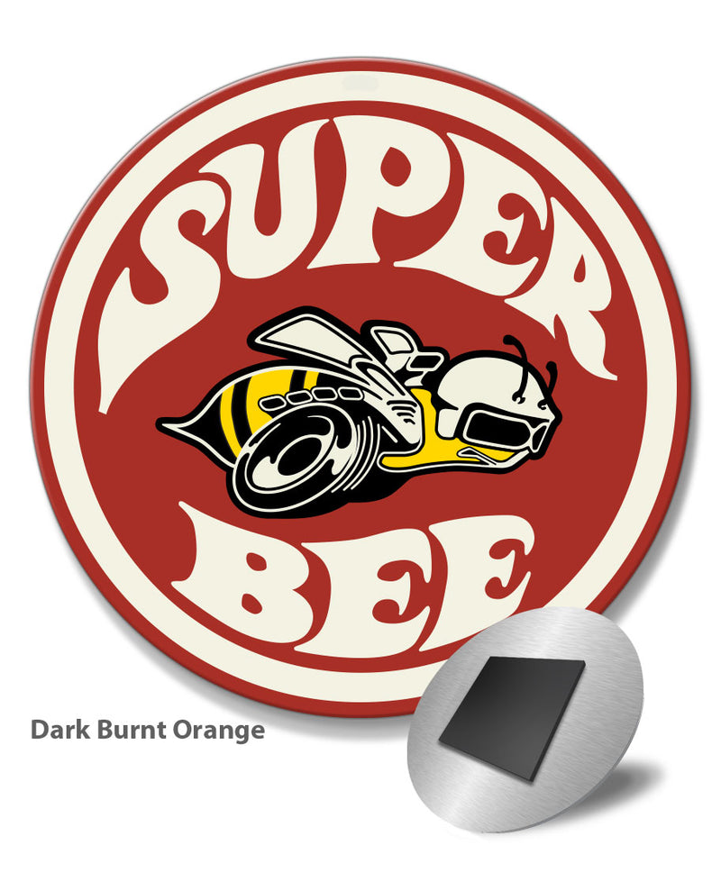 Dodge Super Bee Round Emblem Round Fridge Magnet