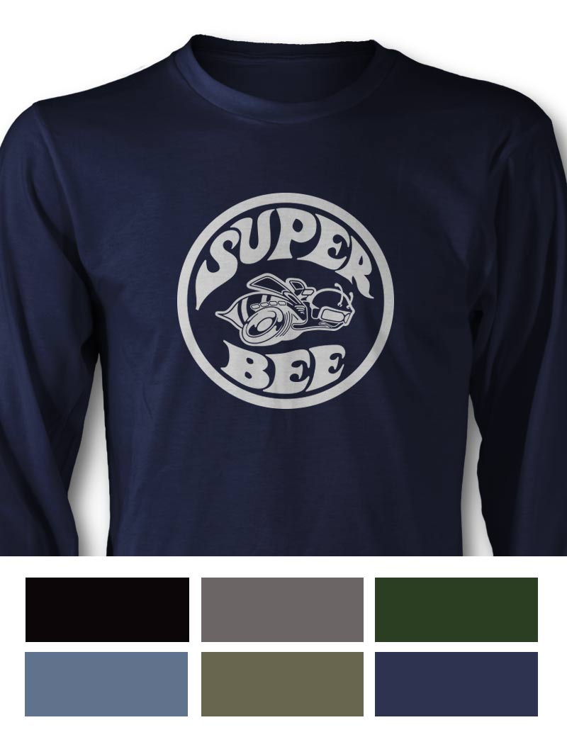 Dodge Super Bee Round Large Emblem T-Shirt - Long Sleeves - Emblem