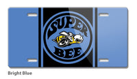 Dodge Super Bee Round Emblem Novelty License Plate