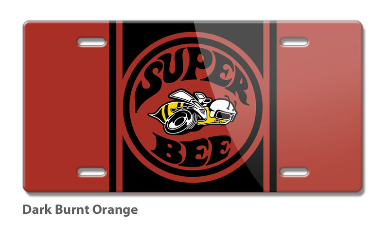 Dodge Super Bee Round Emblem Novelty License Plate