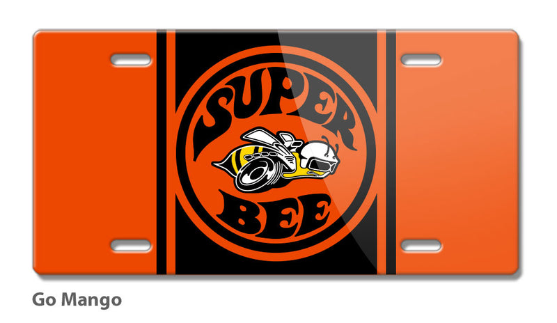 Dodge Super Bee Round Emblem Novelty License Plate