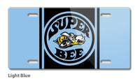 Dodge Super Bee Round Emblem Novelty License Plate