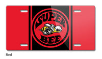 Dodge Super Bee Round Emblem Novelty License Plate