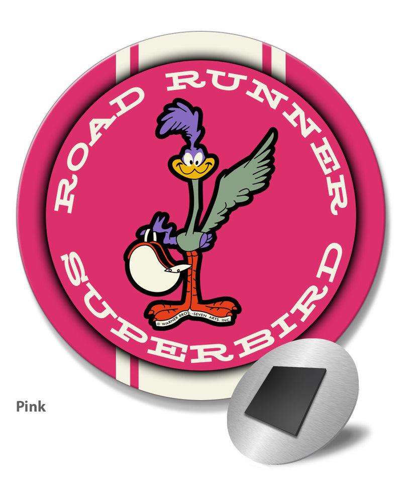 1970 Plymouth Road Runner Superbird Emblem Novelty Round Fridge Magnet