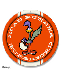 1970 Plymouth Road Runner Superbird Emblem Novelty Round Aluminum Sign