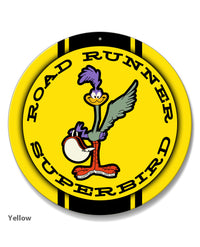 1970 Plymouth Road Runner Superbird Emblem Novelty Round Aluminum Sign ...
