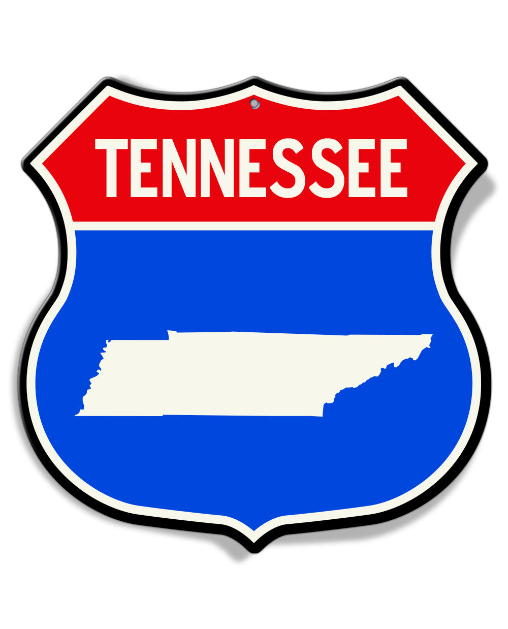 State of Tennessee Interstate - Shield Shape - Aluminum Sign