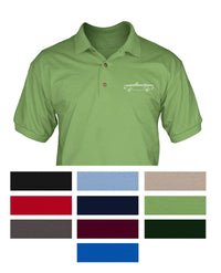 Sunbeam Tiger Convertible Adult Pique Polo Shirt - Side View