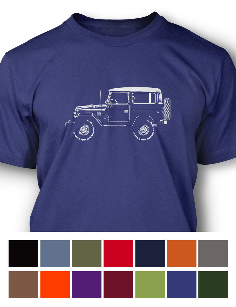 Toyota BJ40 FJ40 Land Cruiser 4x4 T-Shirt - Men - Side View