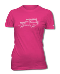 Toyota BJ43 FJ43 Land Cruiser 4x4 T-Shirt - Women - Side View