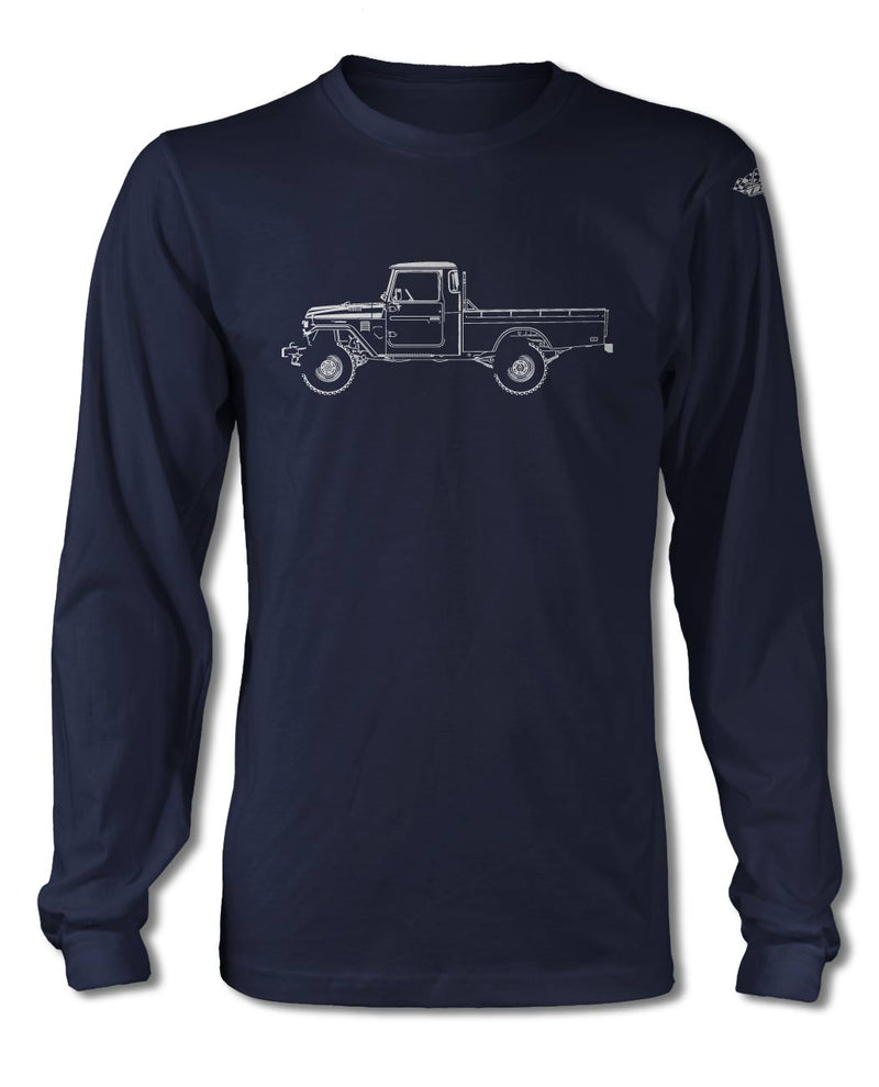 Toyota BJ45 FJ45 Land Cruiser Pickup T-Shirt - Long Sleeves - Side View