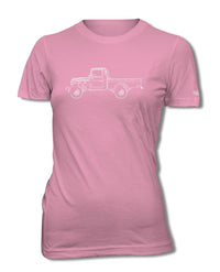 Toyota BJ45 FJ45 Land Cruiser Pickup T-Shirt - Women - Side View