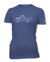 Toyota BJ45 FJ45 Land Cruiser Pickup T-Shirt - Women - Side View