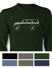 Toyota BJ55 FJ55 Land Cruiser 4x4 Long Sleeve T-Shirt - Side View