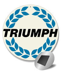 Triumph Wreath Emblem Round Fridge Magnet