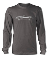 Triumph Spitfire MKIII Convertible T-Shirt - Long Sleeves - Side View