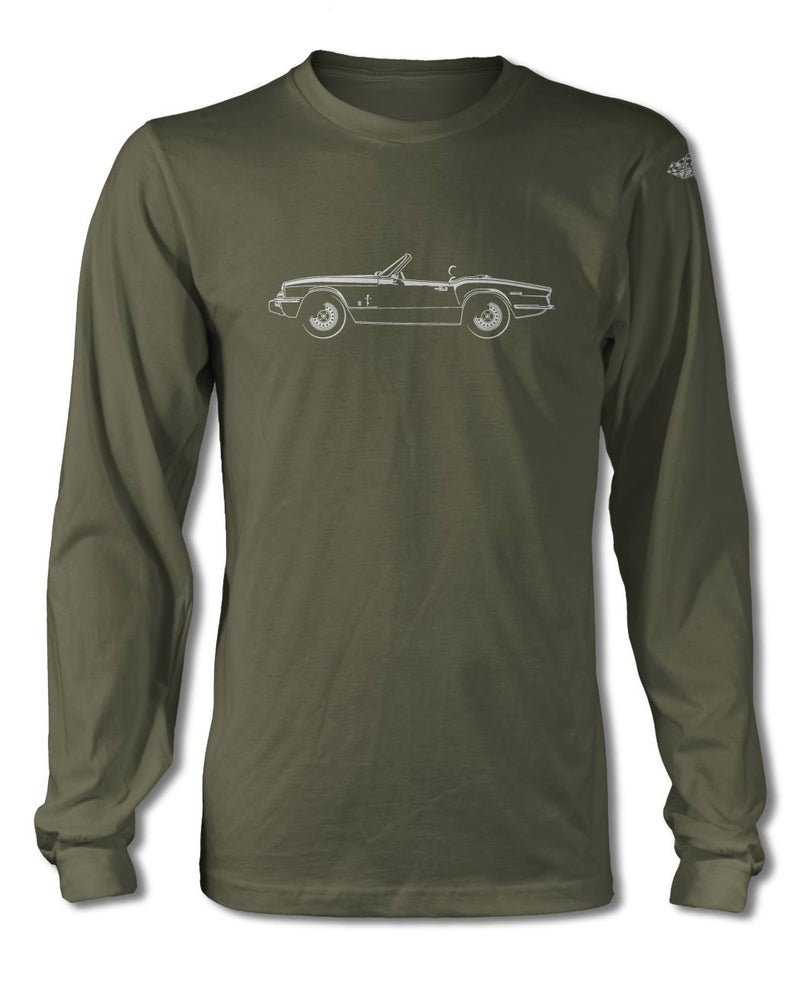 Triumph Spitfire MKIV Convertible T-Shirt - Long Sleeves - Side View