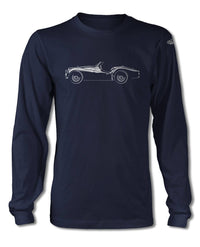 Triumph TR2 TR3 Convertible T-Shirt - Long Sleeves - Side View