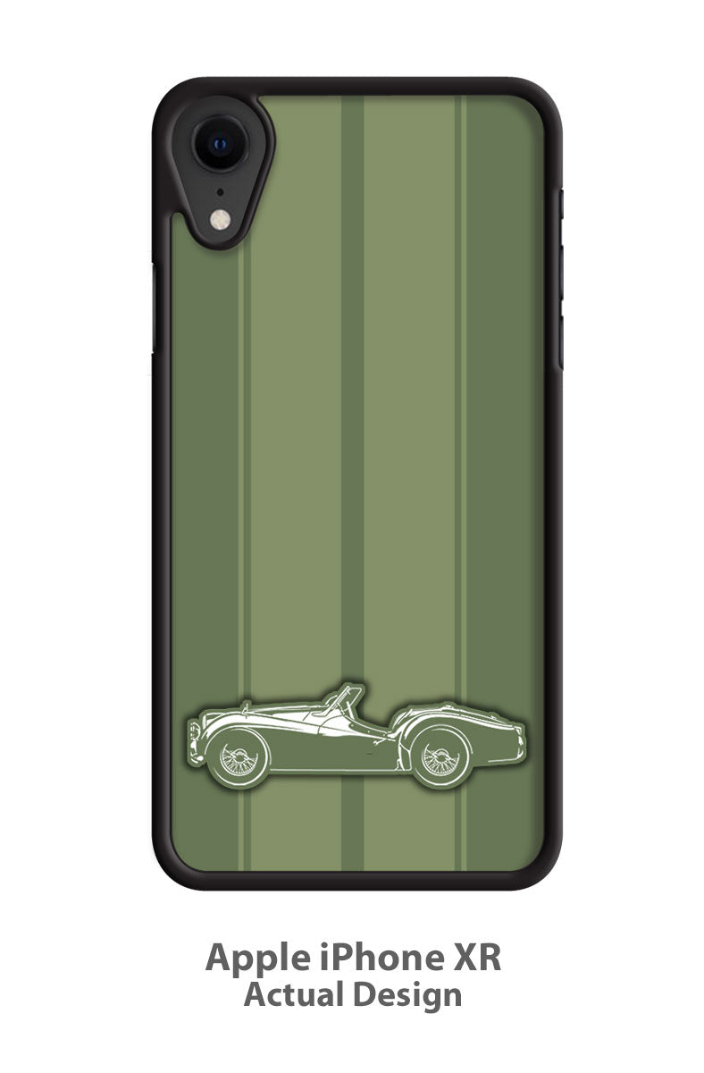 Triumph TR2 TR3 Convertible Smartphone Case - Racing Stripes