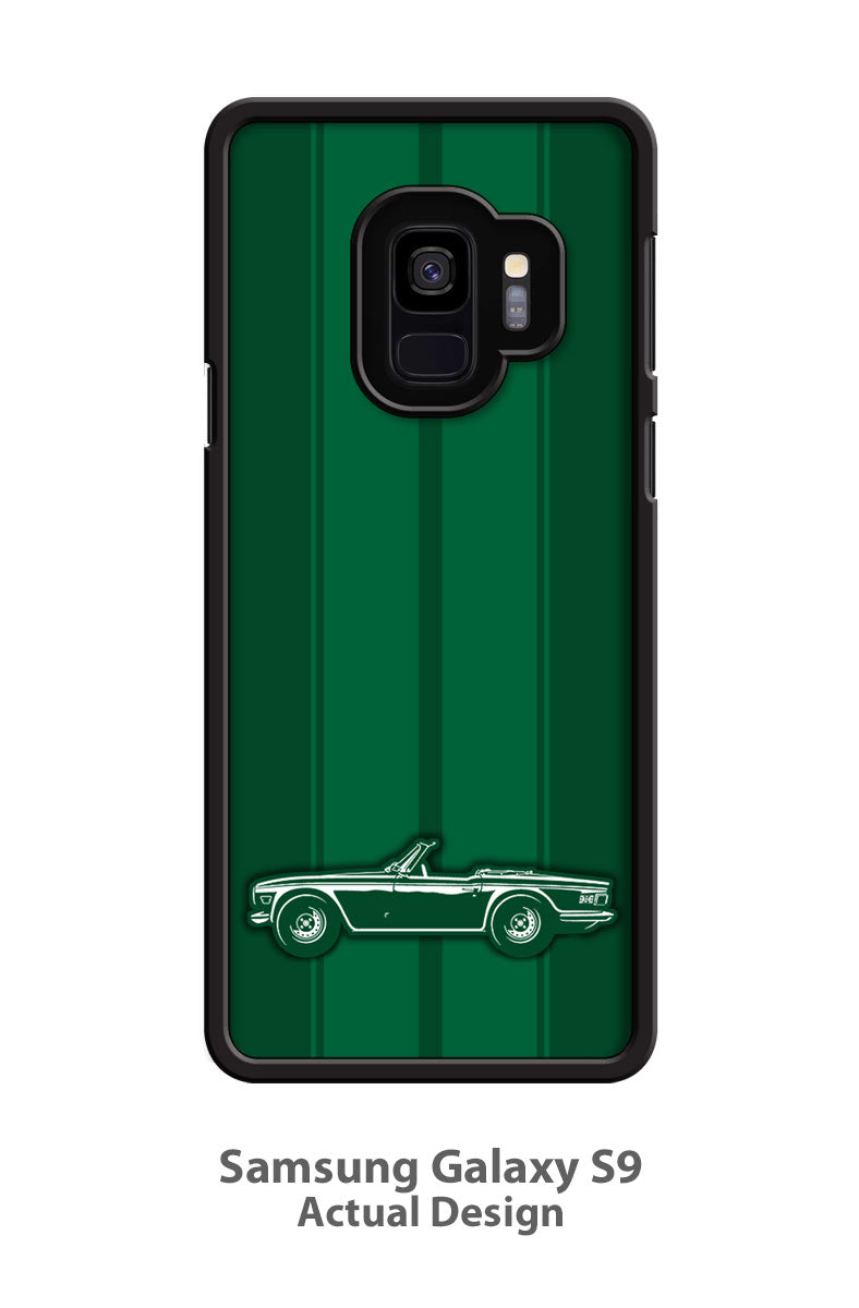 Triumph TR6 Convertible Smartphone Case - Racing Stripes
