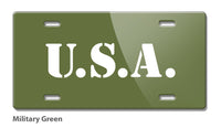 U.S.A. Military Style Novelty License Plate