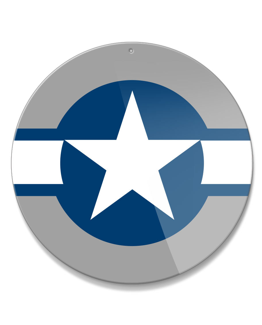 U.S. Air Force Roundel 1943 - 1947 Aluminum Sign