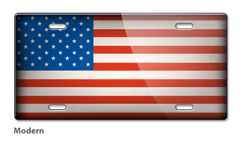 American Flag Novelty License Plate