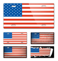  American Flag Novelty License Plate